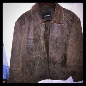 BKE Brown Leather Jacket